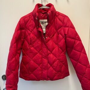 Eddie Bauer Women's Vibrant Red Puffer Jacket